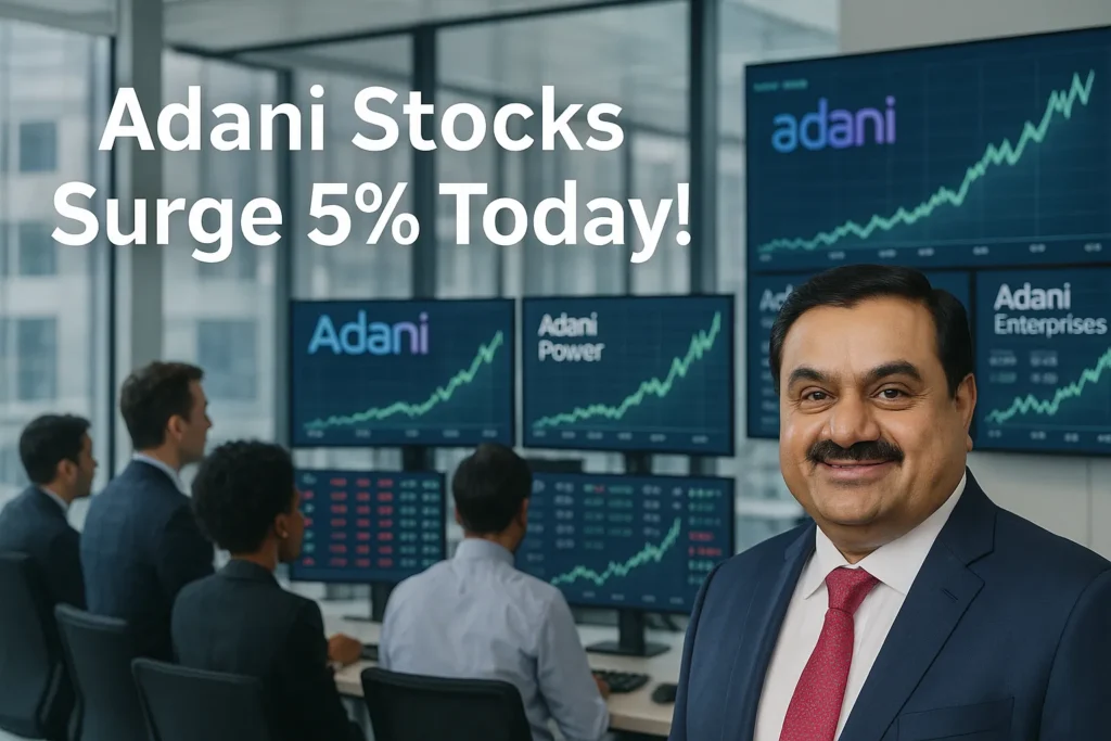 Adani Group Stocks Surge