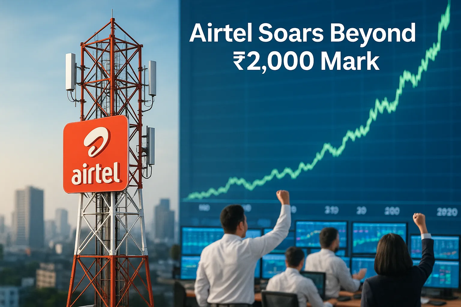 Bharti Airtel crosses ₹2,000
