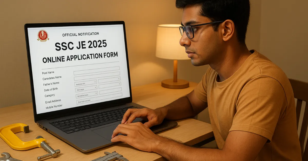 SSC JE 2025 1340 Govt Vacancies Announced